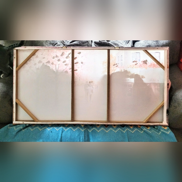 **Brand New** Romantic Spring is in Bloom Shabby Chic 24"W x 48"L Canvas - Picture 3 of 3